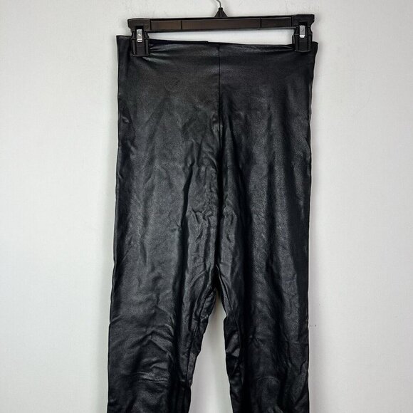 Commando Perfect Control Black Faux Leather High Rise Leggings Size S - Picture 6 of 9